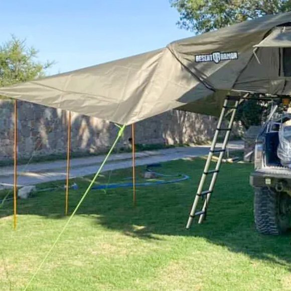 ROOF TOP TENT - Desert Armor Warrior XL / Tank XL RTT Awning - Picture 4 of 9